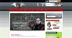 Desktop Screenshot of americanbikertalkradio.com